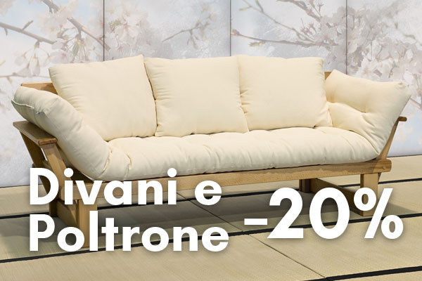 Divani e poltrone in legno -20%