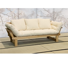 Italian wooden frame sofa bed