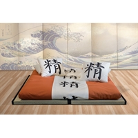 2 Tatami Bed Kit (traditional or decorated 5,5 cm) + Futon