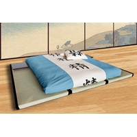 3 Traditional tatami Bed Kit(5,5 cm) + Futon latex 15 cm (double)
