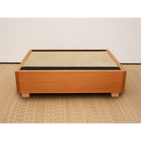Comodino in legno massiccio artigianale - Tavolino Tatami