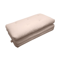 Ergo Futon Pouff - Sofa bed 11 cm (Cotton + polylatex or Latex)