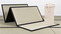 Futon a porter kit + Foldable tatami (90x200x1,2 cm)