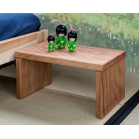 Handcrafted solid wood nightstand Petrosino (Okumé)