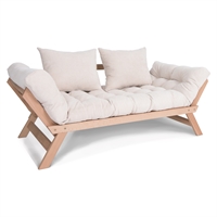 Nova Natural/Unfinished/Walnut Futon Sofa Bed