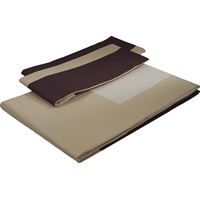 Quadro Sheet Set: top + bottom + pillowcases (customized colors)