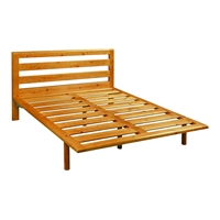 Rigid slats bed - LM (with headboard)