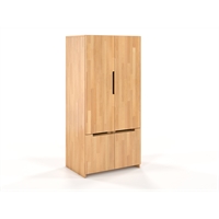 Solid Beech Wood Closet -  Bergman - 180x86x60 (4 ante)