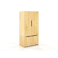 Solid Pine Wood Closet -  Bergman - 180x86x60 (4 ante)