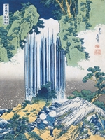 Stampa Giapponese - Hokusai, Le Cascate di Yoro